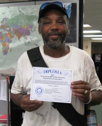 Student with Diploman